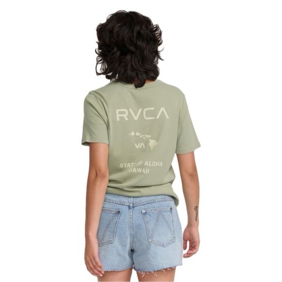 RVCA State of Aloha T-shirt Small NWT - Picture 2 of 4